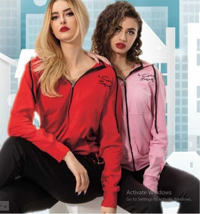 Jacheta rosie unisex Catalin Botezatu NOUA