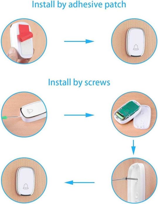 Безжичен звънец за врата