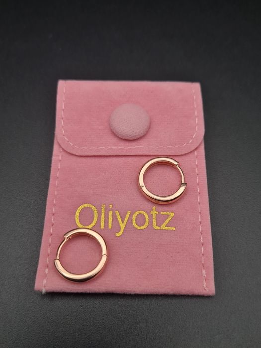 Cercei argint Oliyotz Rose Gold