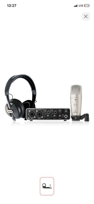 Микрофон BEHRINGER U-Phoria Studio Pro черный