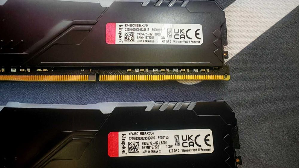 Рам памет Kingston FURY Beast RGB 64GB (2x32GB) DDR4 3600MHz