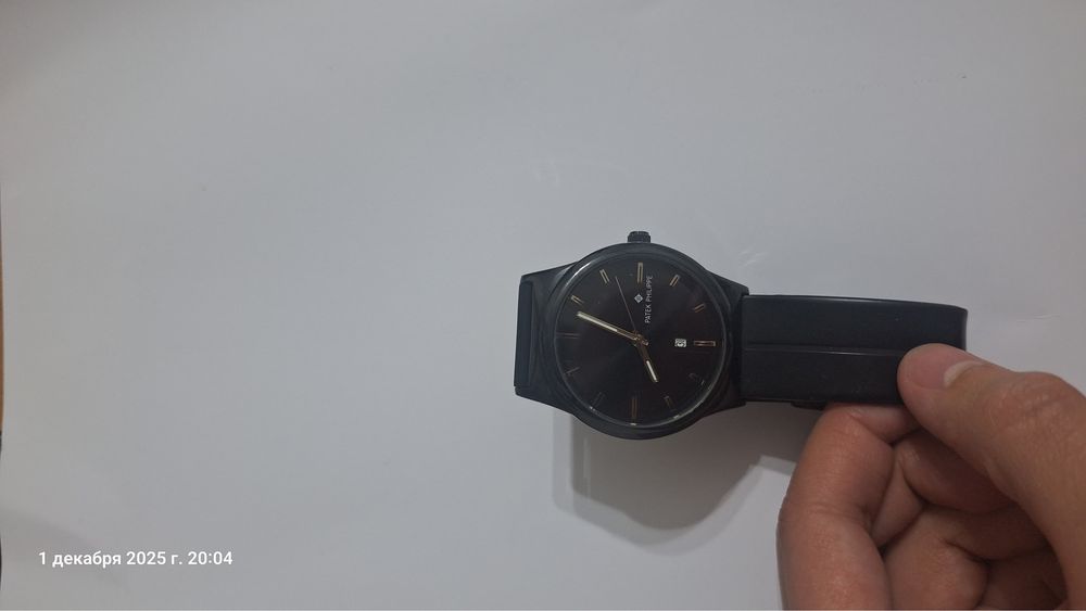 Мужские часы Patek Philippe (черные)