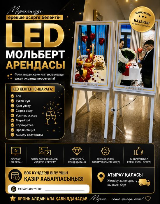 LED мольберт аренда | Электронный мольберт