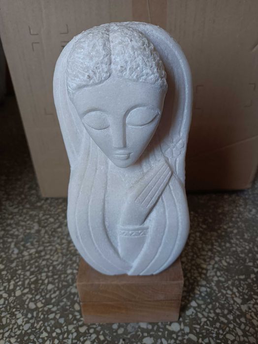 Vand statuie  marmura bust fata Catargiu