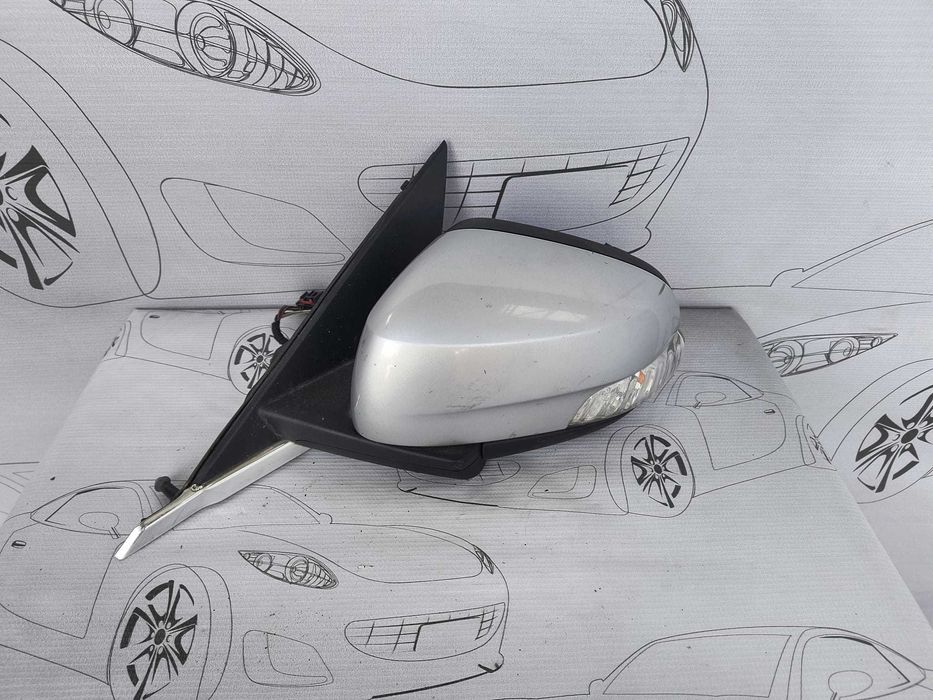 Oglindă Stânga 8 PINI Jaguar XF 2008 / 2007-2011 / Cod OEM C2Z19377 (5D2)