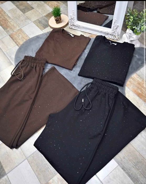 Дамски комплект с камъни