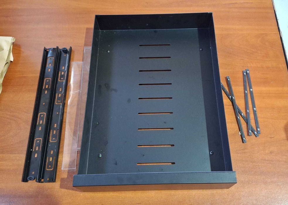Sertar Telescopic SAYZH, 43x30x6 cm, negru