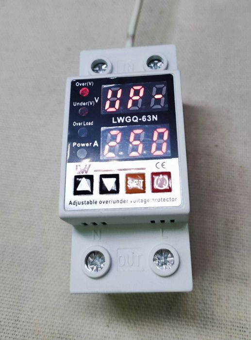 Реле защиты 63А от скачков напряжения спасение для вашей техники