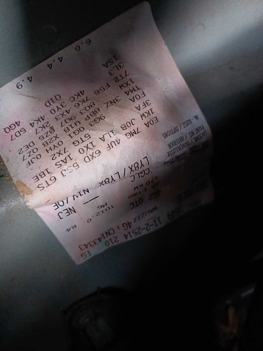 Capota fata Orice piesa Audi A6 C7 4G S-LINE NFL CGLC LY8X NEJ 2012