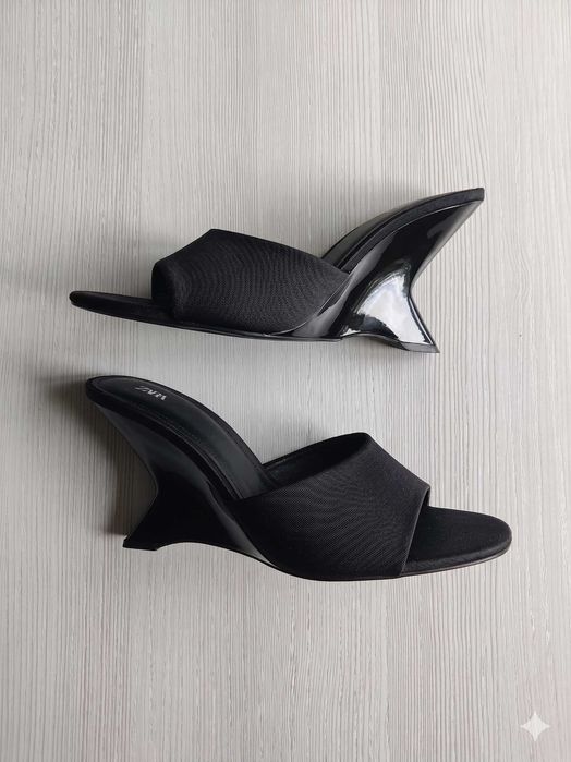 Мюли чёрные Zara 39