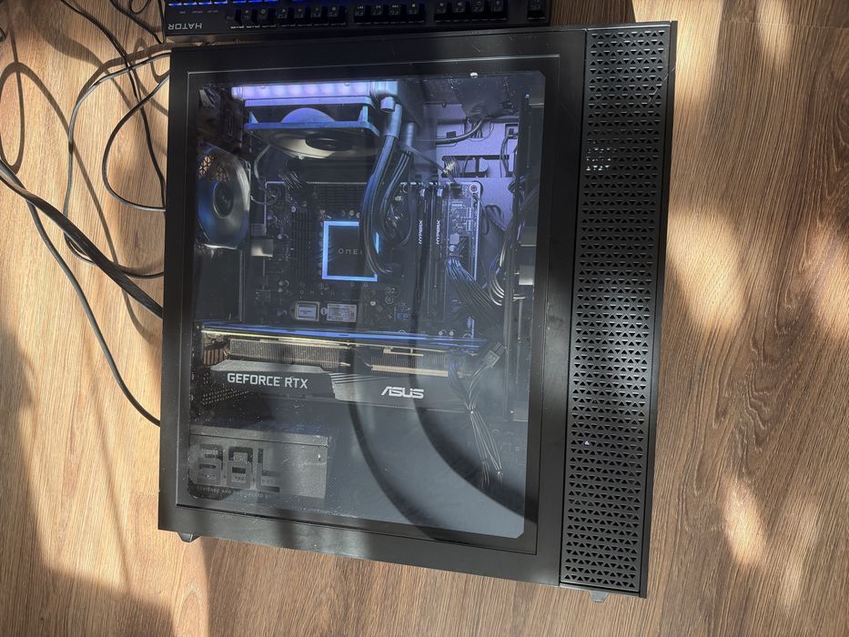 Unitate gaming HP OMEN Ryzen 7 5700X  500 gb ssd m2 , video asus RTX 2060