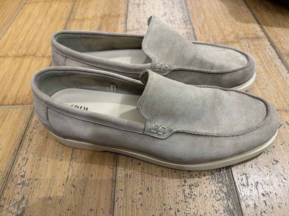 Лоферы светлые Zara 45