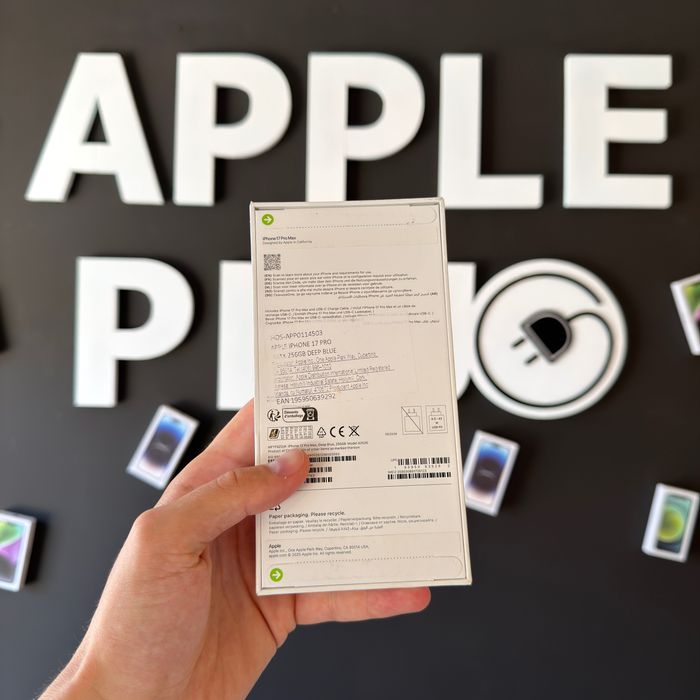 iPhone 17 Pro Max 256Gb Deep Blue  Nou/Sigilat + 24 Luni Garanție / ApplePlug