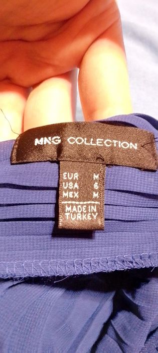 Платье манго. Синие