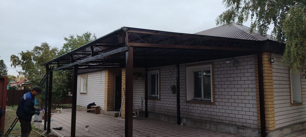 Навес водвор казарьки Г Павлодар