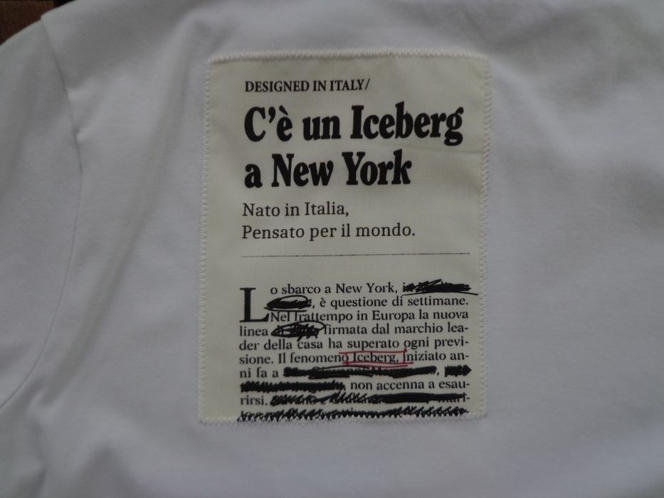 Мъжка тениска Iceberg White T-shirt