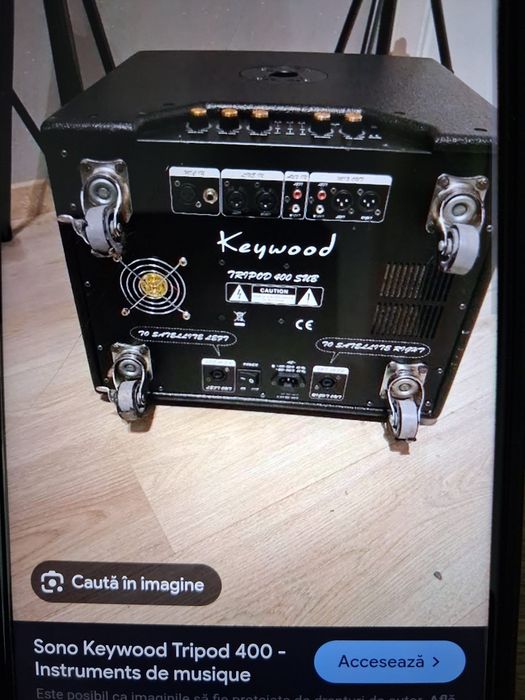 Modul amplificat subwoofer activ Keywood tripod 400