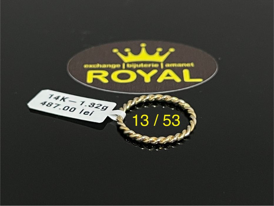 Bijuteria Royal CB : Inel aur 14k 1,32 grame
