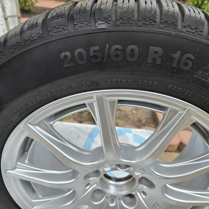 Jante aliaj Mercedes cu anvelope iarna Conti  205/60R16 6.5Jx16 ET38