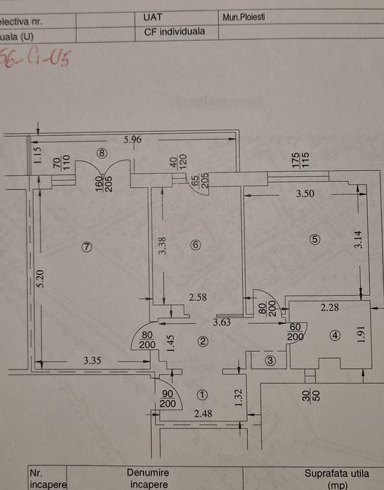 Vând apartament zona 9 mai