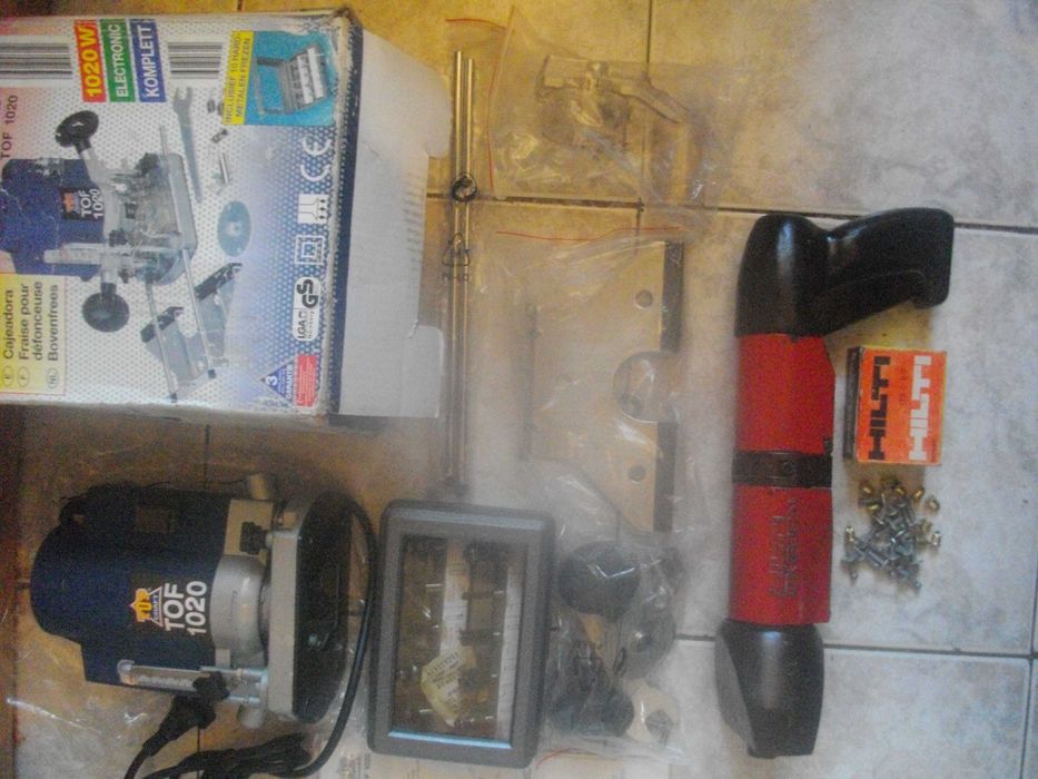 Нова Оберфреза Пълен К-т Top Craft/HILTI DX600N уред за монтаж в бетон