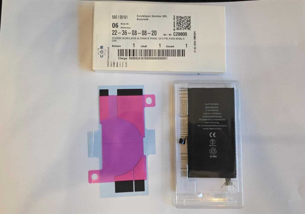 Baterie iPhone 12 Pro Noua Compatibila High Quality