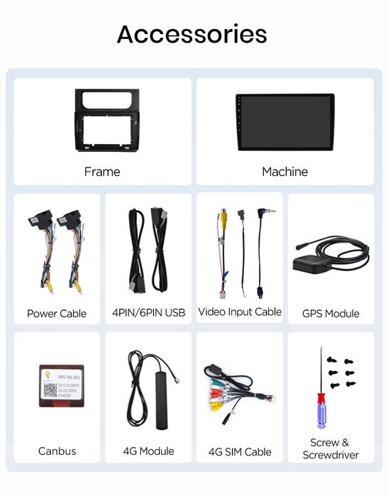 Navigatie Android dedicata VW Touran (2010-2015)