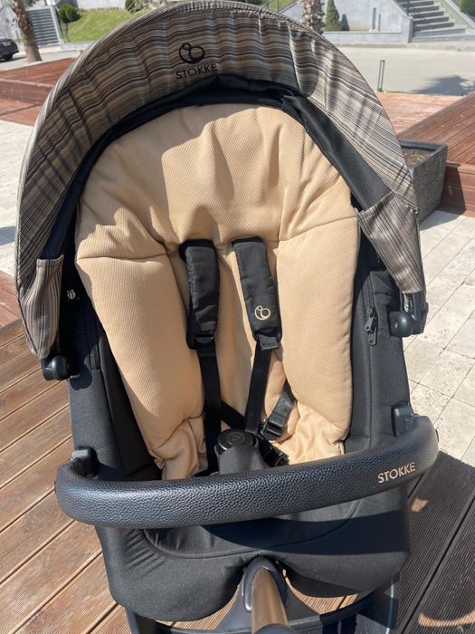 Продавам бебешка количка Stokke Xplory X-Limited Edition Gold Black