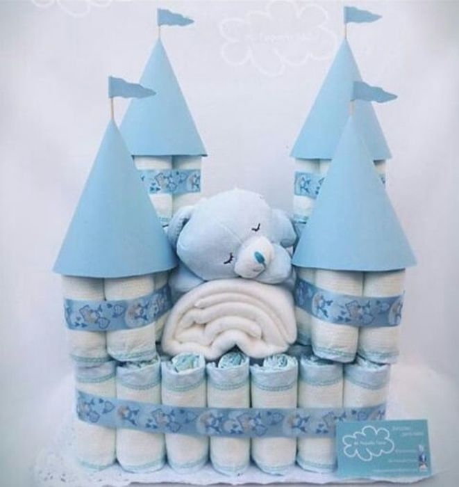 Тортики из памперсов