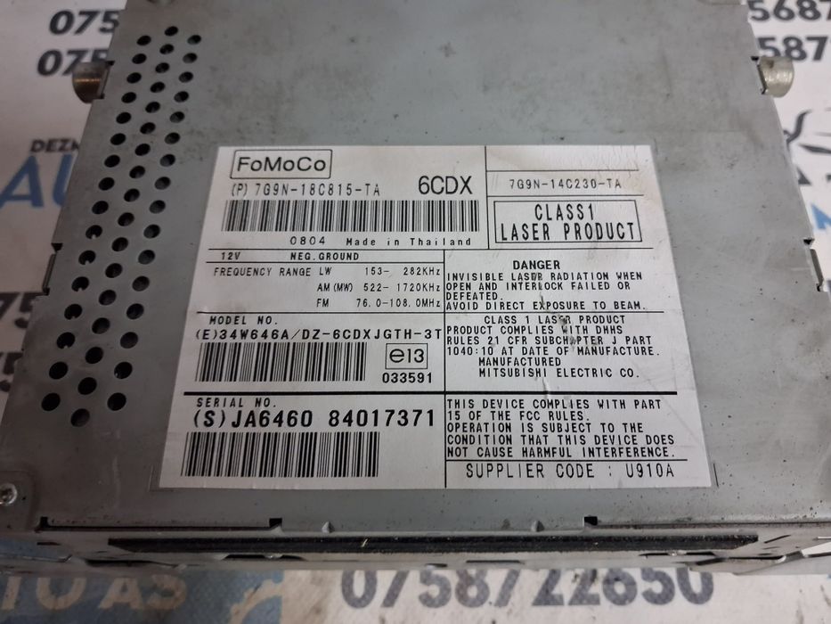 CD Jaguar xf 2007 - 2011