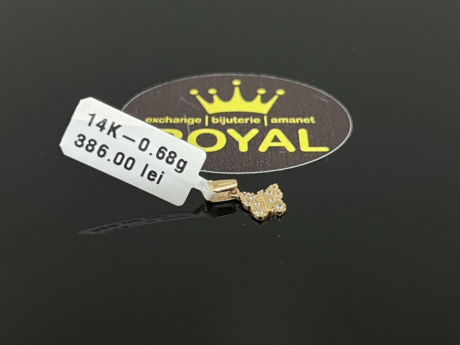 Bijuteria Royal CB : Pandant aur 14k 0,68 grame