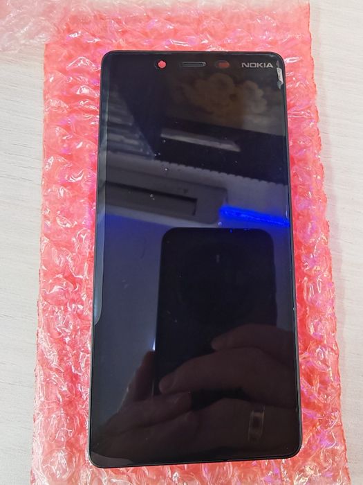 Nokia 1 plus оригинален дисплей с рамка и тъчскрийн нов черен