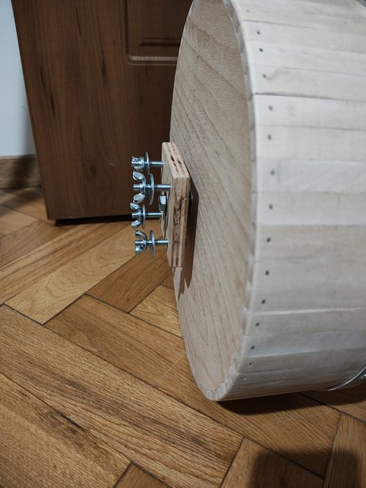 Roata lemn 30cm, Degu si Gerbil protectie impotriva rosaturilor