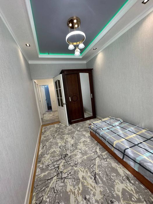 Чиланзар 13. Евро 3 х комнатная.  С обстановкой