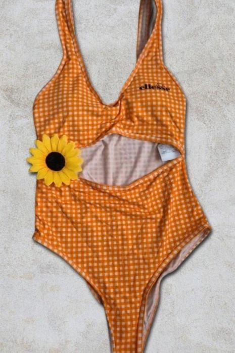 Costum de baie Ellesse portocaliu M pentru femei