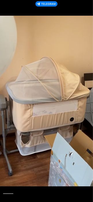 Манеж- кровать электрический