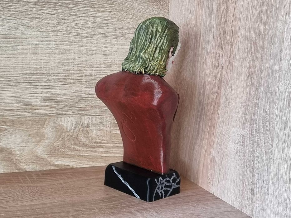 Bust Joker lucrat manual, statueta hand made