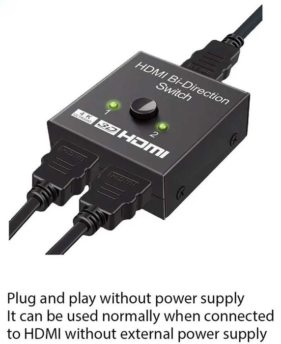 Splitter/comutator HDMI bi-directional 4K UltraHD