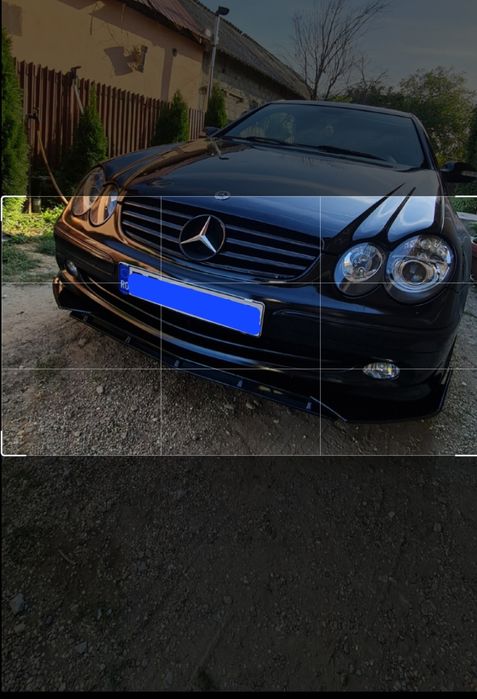 Bara fata, grila si extensie bara, CLK W209