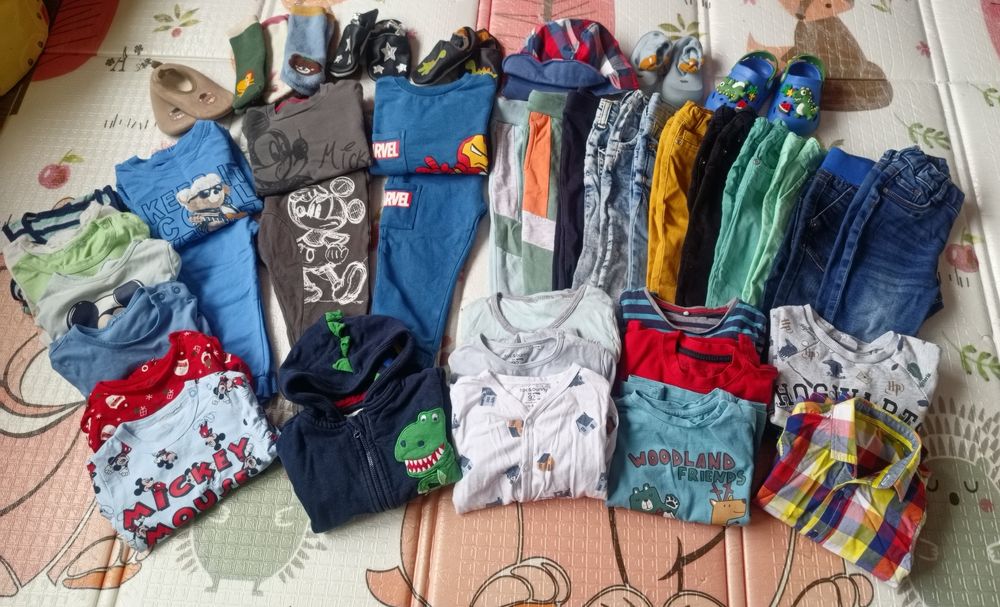 Запазени дрешки за момче размер 86/92