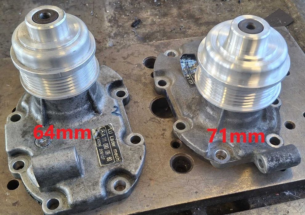 Тунинг шайби+компресори за Mercedes - Kompressor