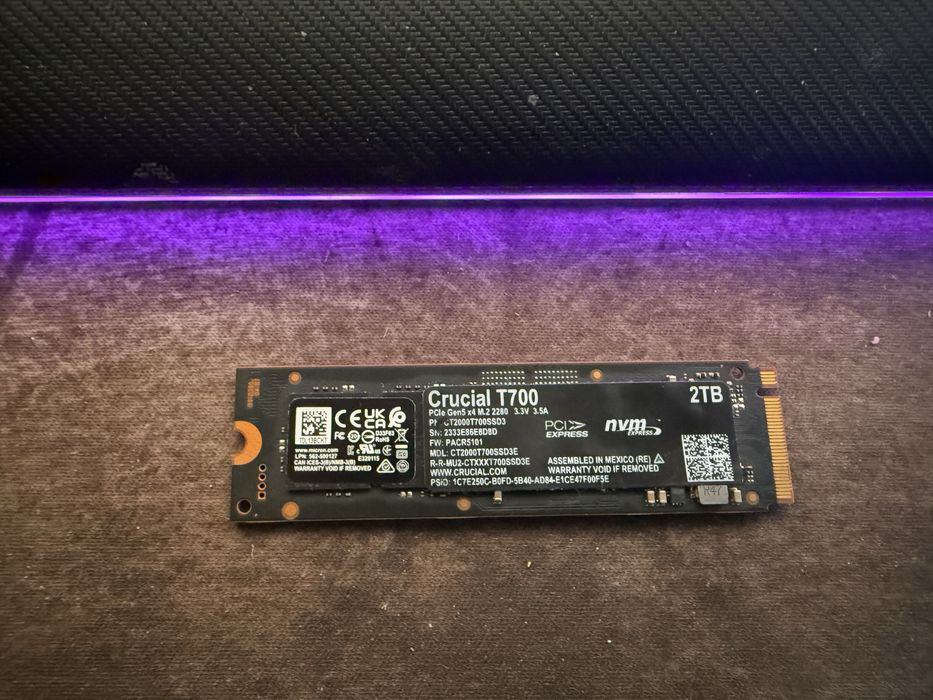 Crucial T700 2TB Gen.5 Nvme
