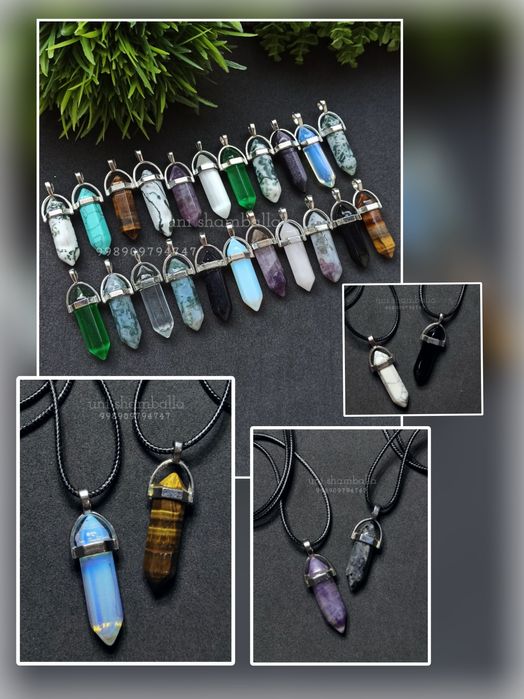 Парные кулон маятник из натуральных камней кулоны Солнце Луна, Инь Ян