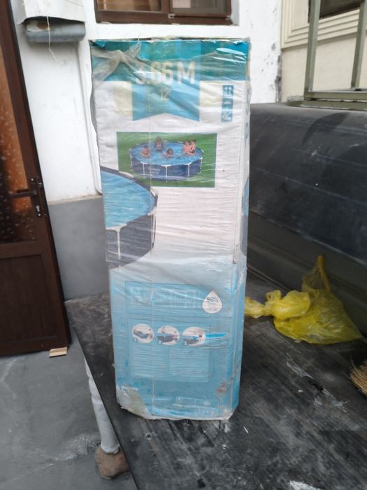 Срочно! Каркасный бассейн Bestway Steel Pro 3.66 х 0.76 м (б/у)