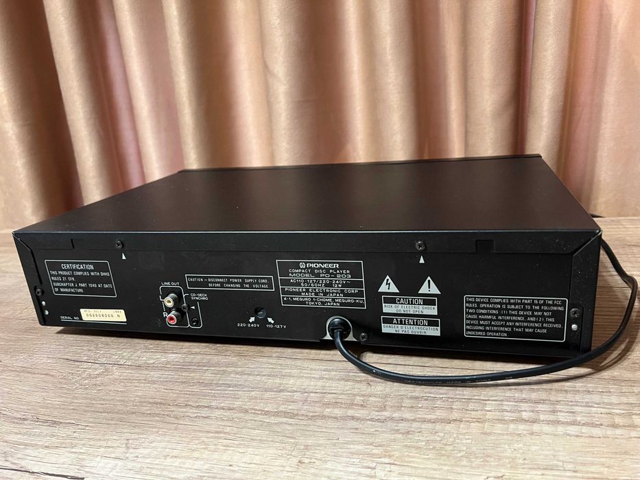 Pioneer PD-203 cd player, direct linear conversion, cd-deck syncro
