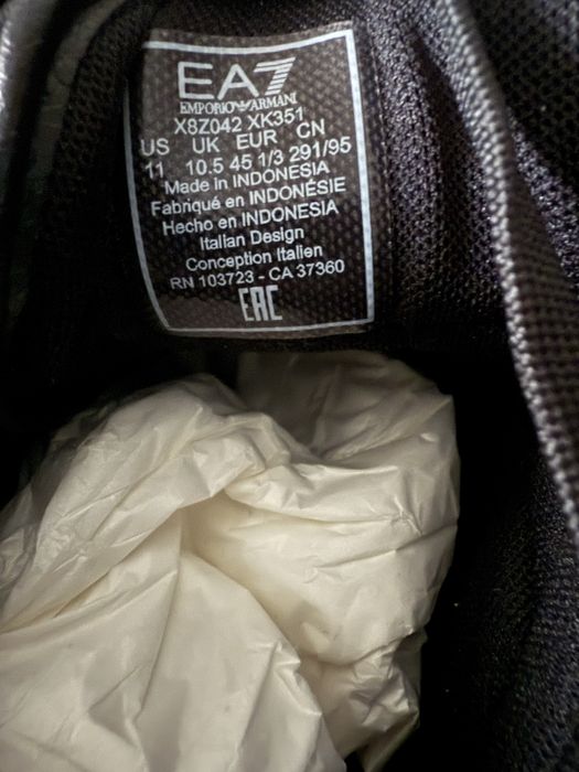 Кеды EA7 оригинал