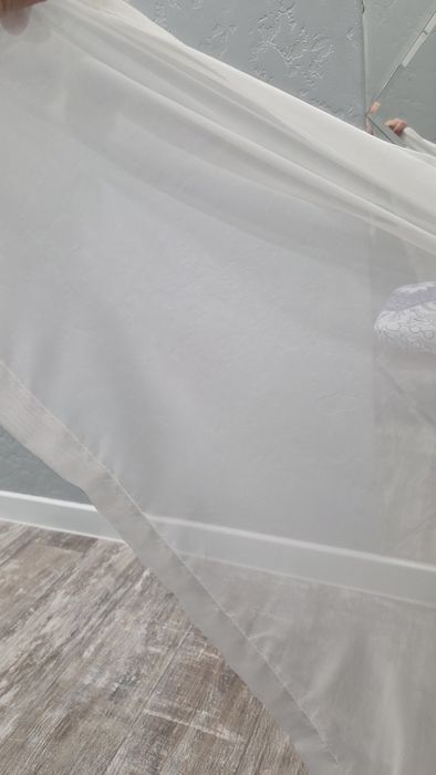 Тюль икея  белые