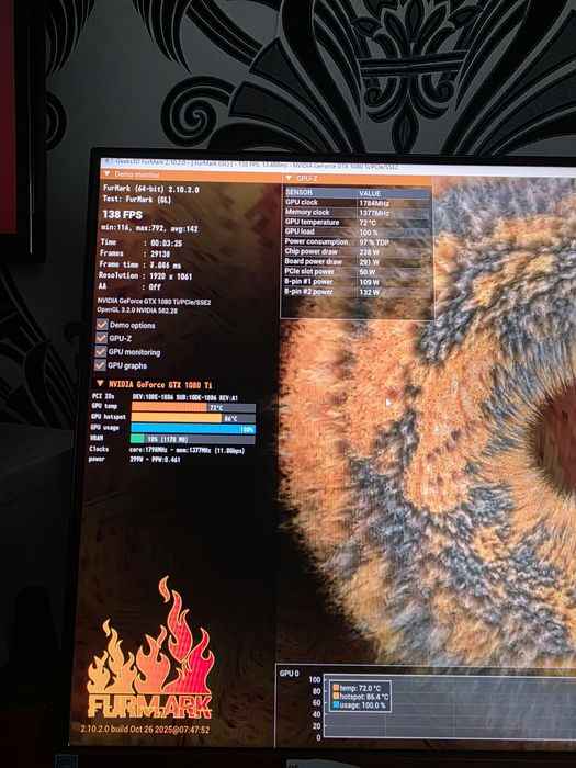 Gtx1080ti 11gb 325biti