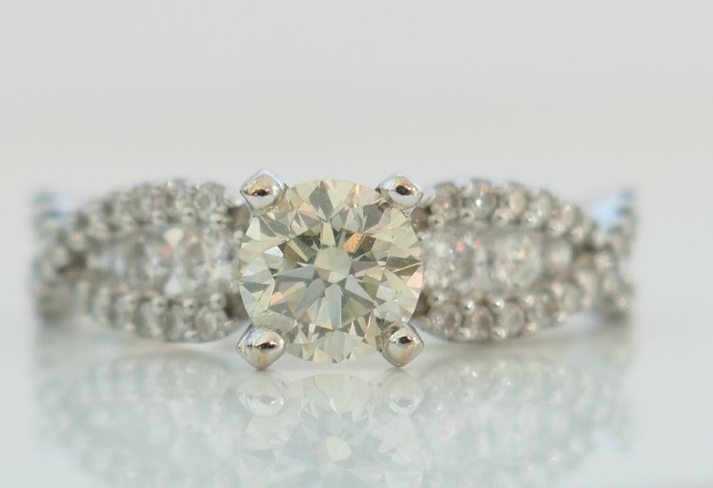 Inel 14k diamante naturale 1.40ct