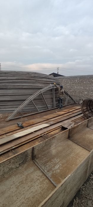 Теплица у-н 7м арка  2×2 профилдан ясалган холати янги ишамаган250дона